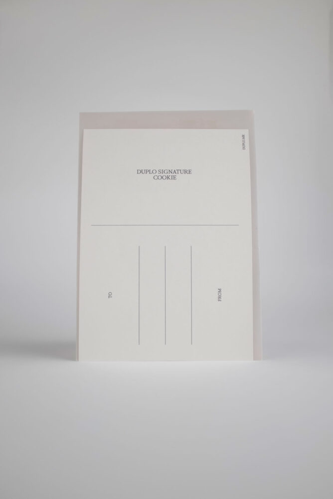 Duplo Cookie Postcard